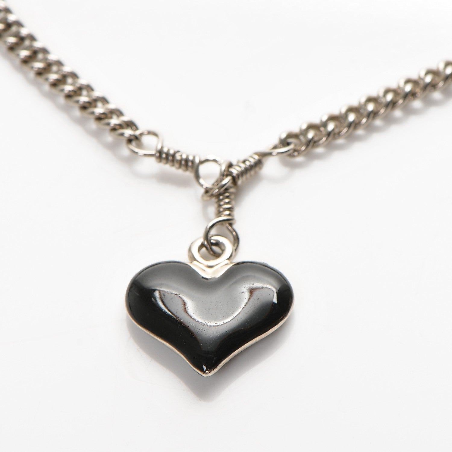 Louis Vuitton Sweet Monogram Charm Bracelet Silver Black 4 of 6