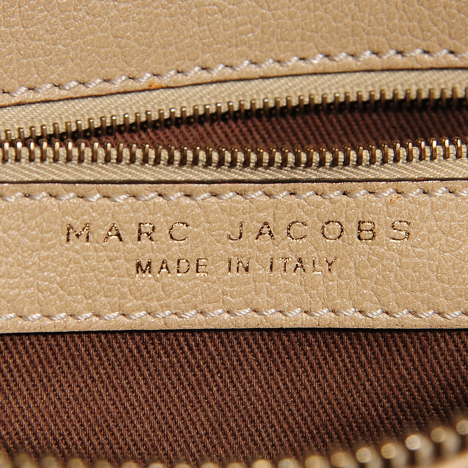 Marc Jacobs Calfskin Quilted Blake Bisque 7 of 8