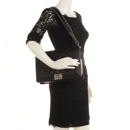 Chanel Calfskin Quilted Large Boy Flap Black 2 of 9