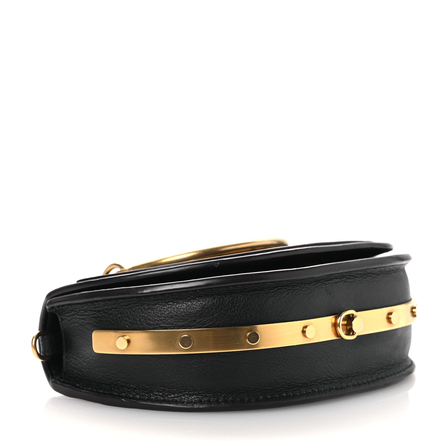 Chloe Calfskin Small Nile Bracelet Minaudiere Bag Black 9 of 14