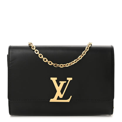 Louis Vuitton Calfskin Chain Louise GM NM Black 1 of 11