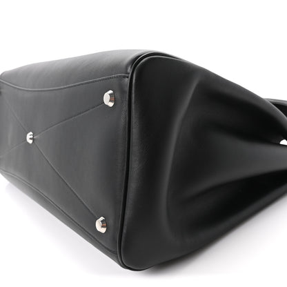Balenciaga Smooth Calfskin Large Bel Air Carry All Bag Black 9 of 9