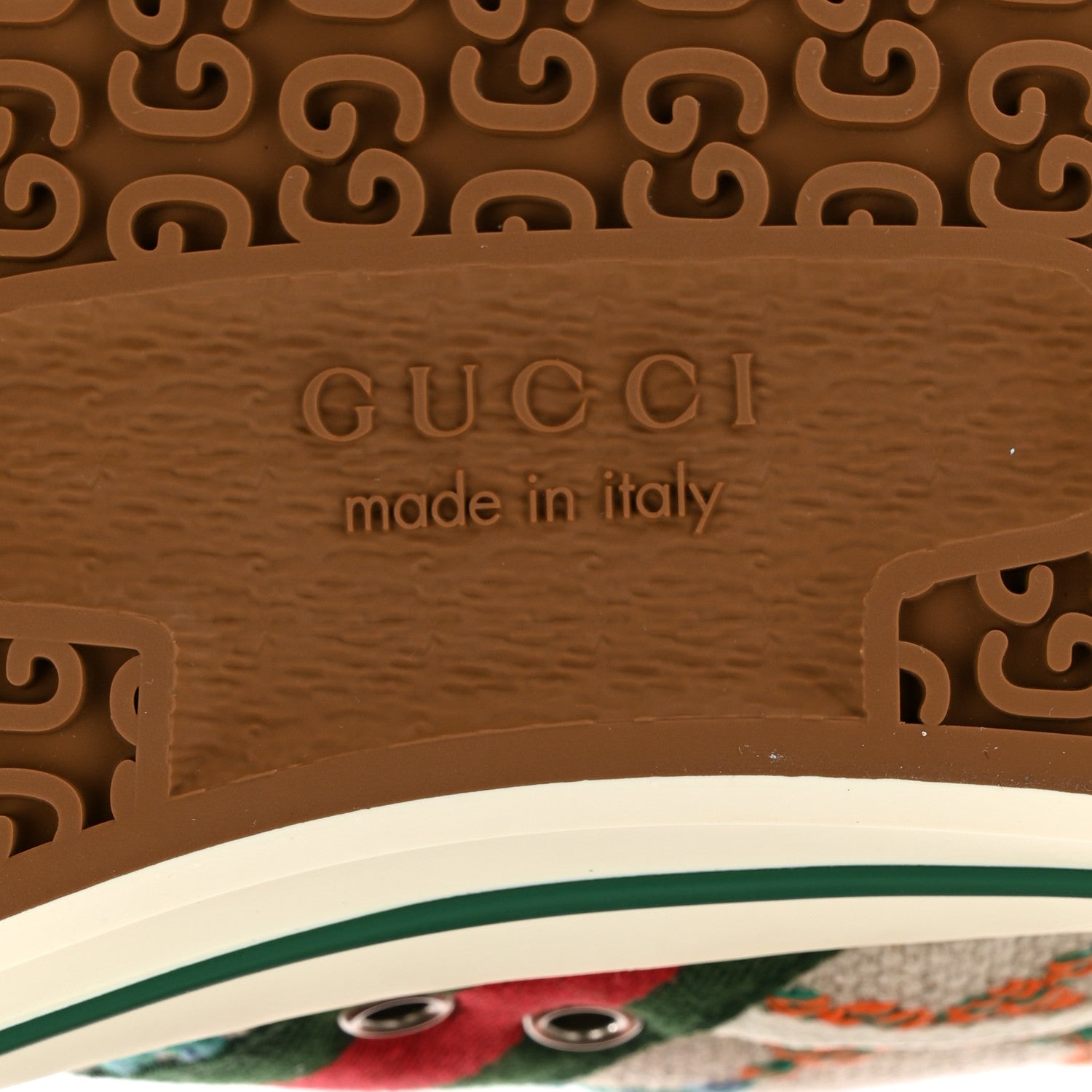 Gucci Linen Psychedelic Mini GG Monogram Mens 1977 Tennis High Top Sneakers 8 Multicolor Mystic White 7 of 9