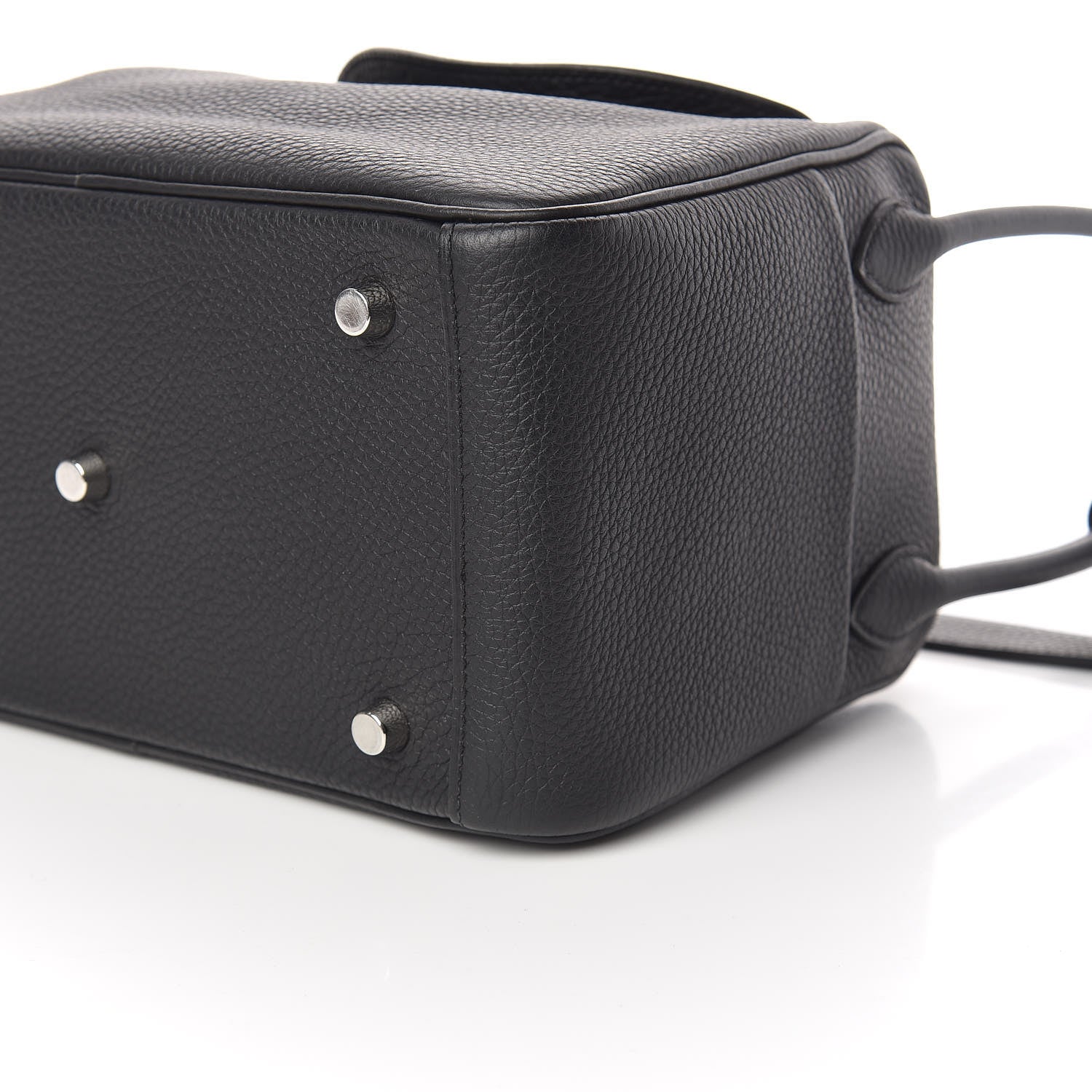 Hermes Taurillon Clemence Lindy 26 Black 6 of 11
