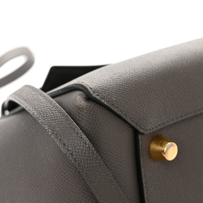 Celine Grained Calfskin Mini Belt Bag Grey 9 of 20