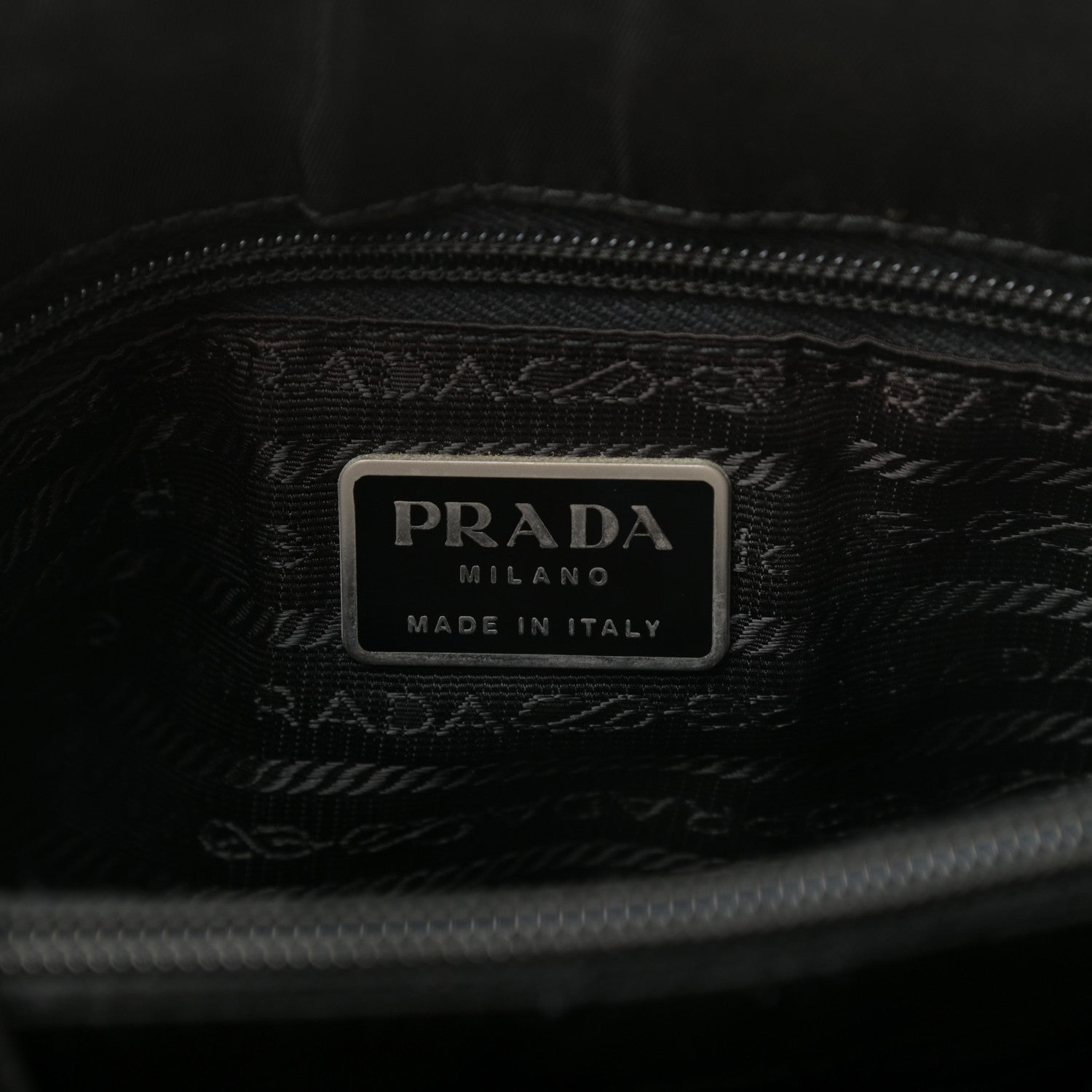 Prada Tessuto Nylon Chain Tote Black 6 of 9