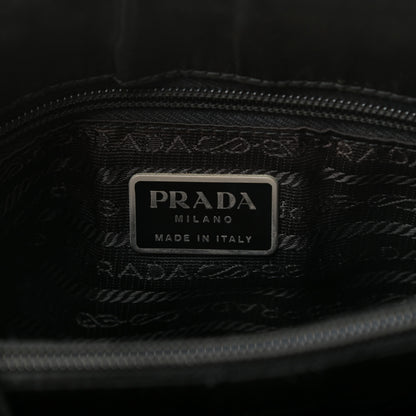 Prada Tessuto Nylon Chain Tote Black 6 of 9