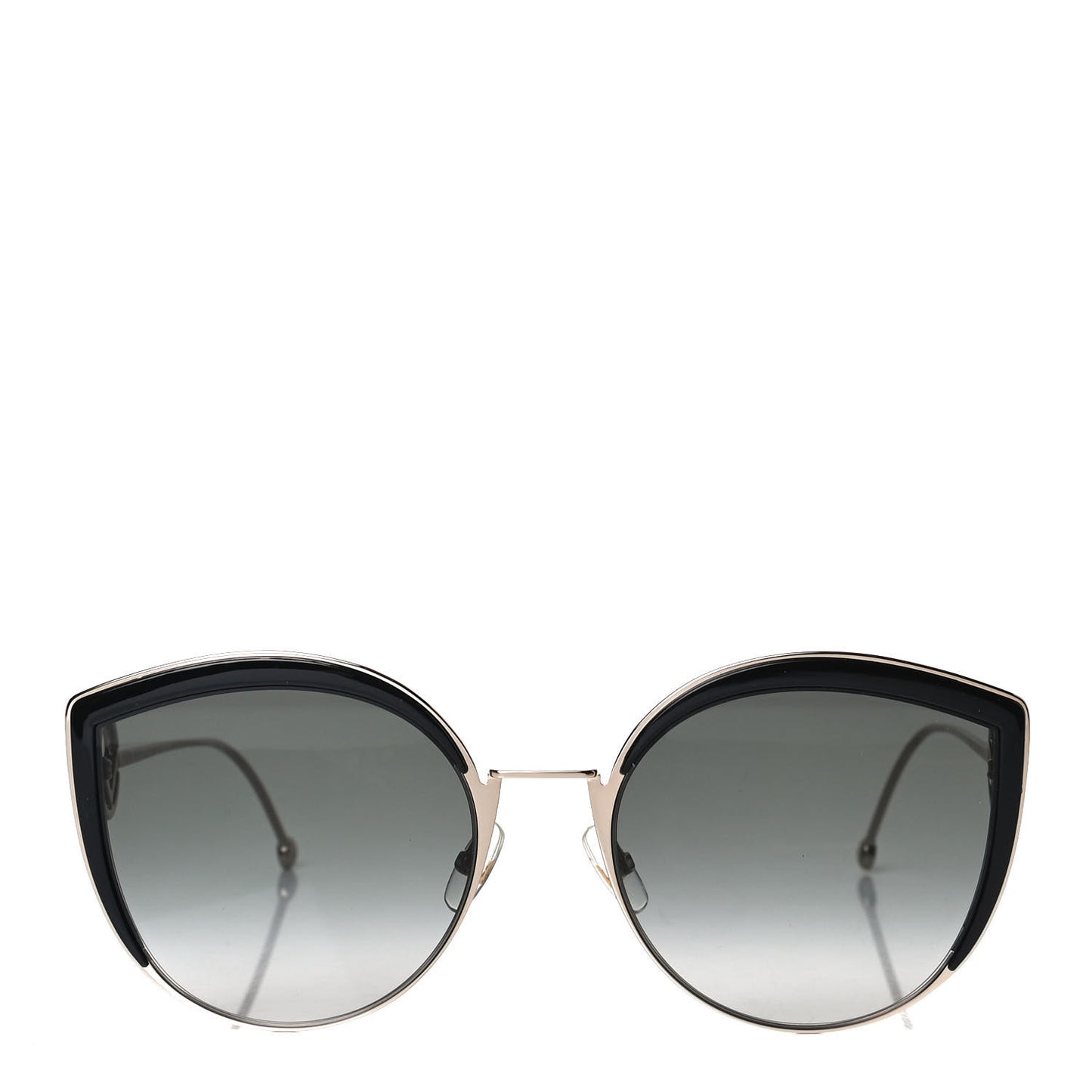 Metal Acetate F is Fendi Cat Eye Sunglasses FF 0290/S Gold