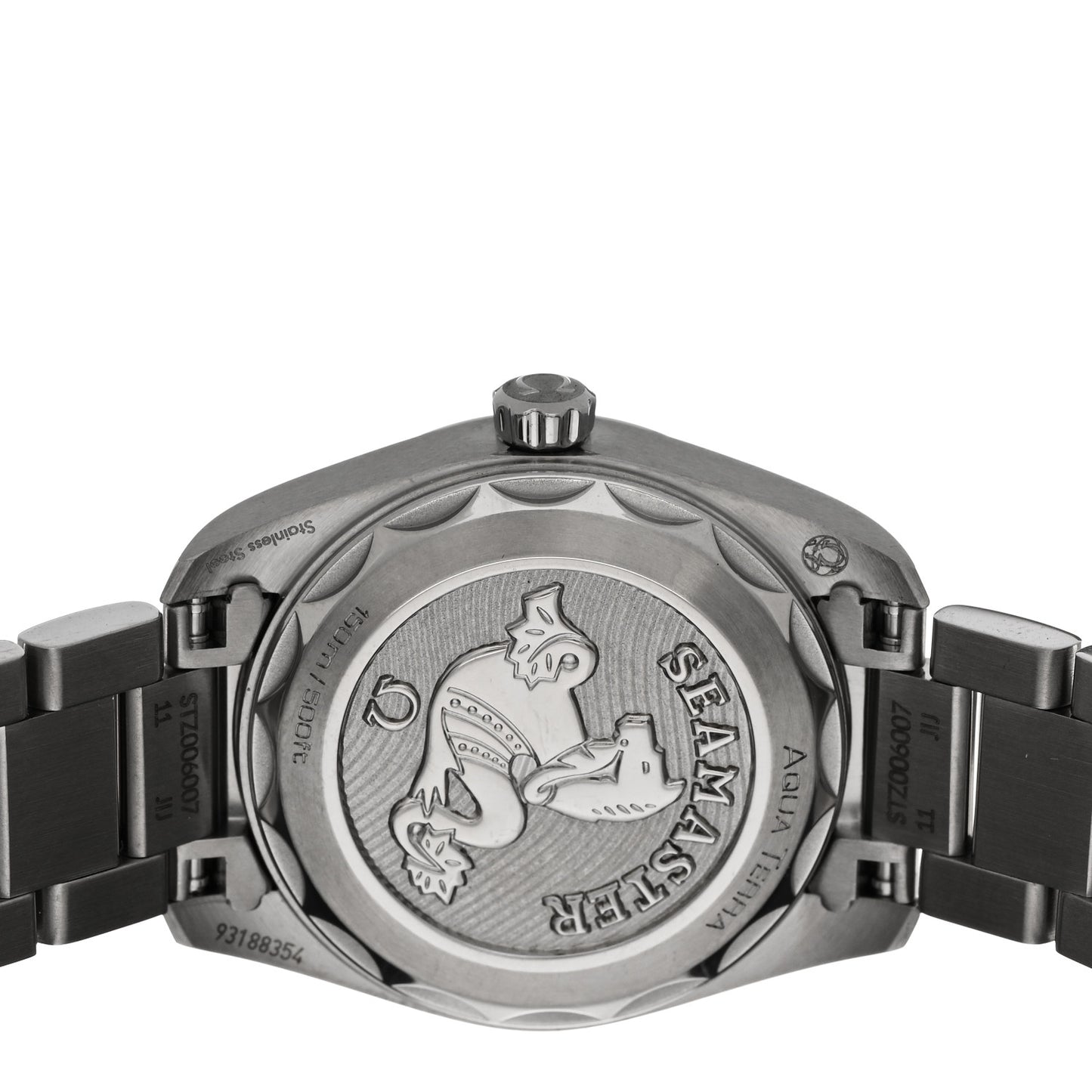 Stainless Steel Diamond Mother of Pearl 28mm Seamaster Aqua Terra Quartz Watch 220.10.28.60.55.001