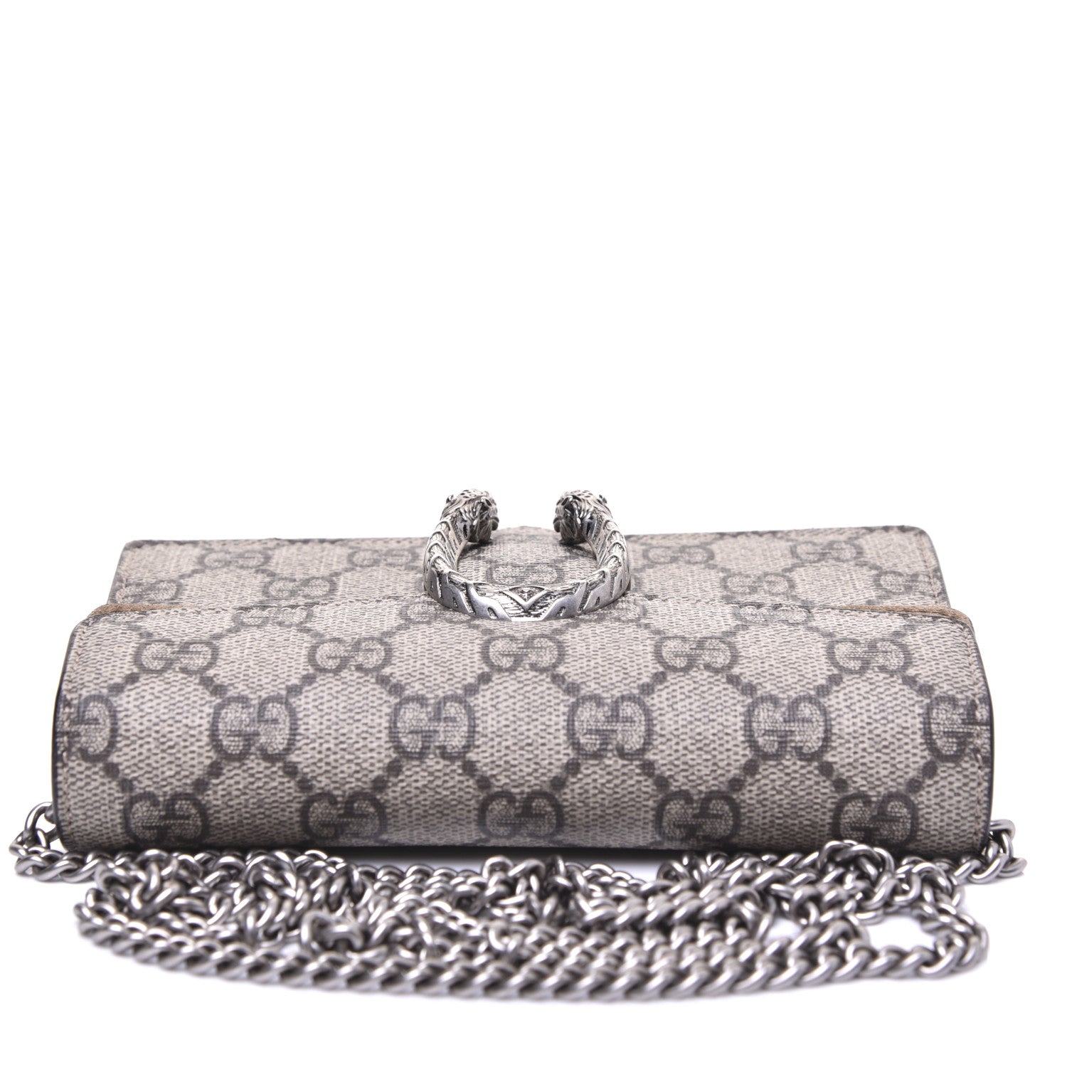 Gucci GG Supreme Monogram Super Mini Dionysus Shoulder Bag Taupe 12 of 14