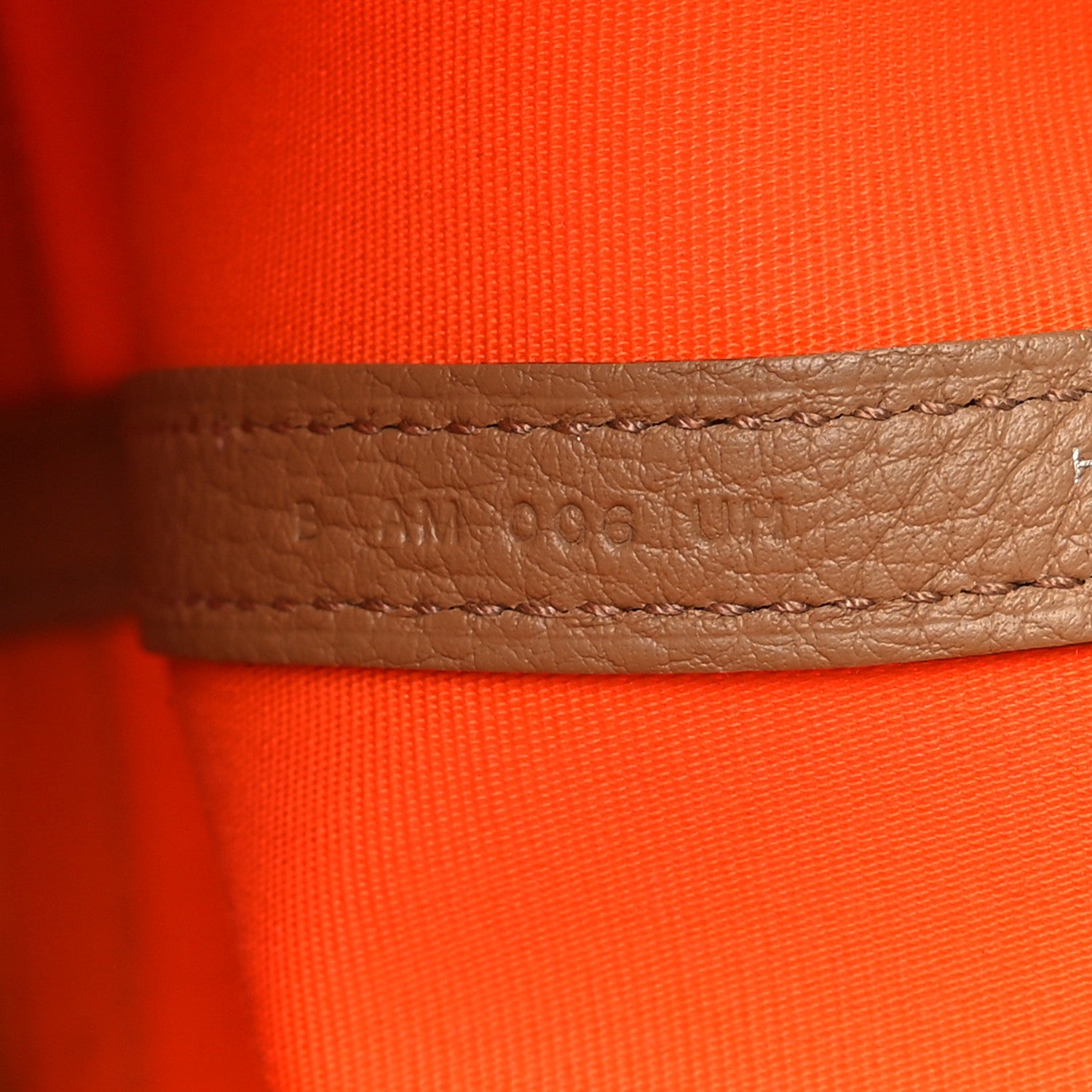Hermes Toile Officier Negonda Garden Party Tote 30 Orange Biscuit 7 of 11