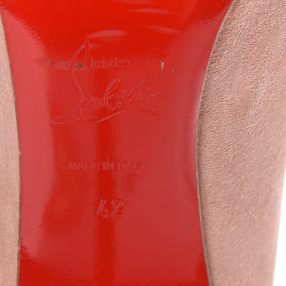 Christian Louboutin Suede Pigalle Follies 100 Pumps 42 Doudou 8 of 20