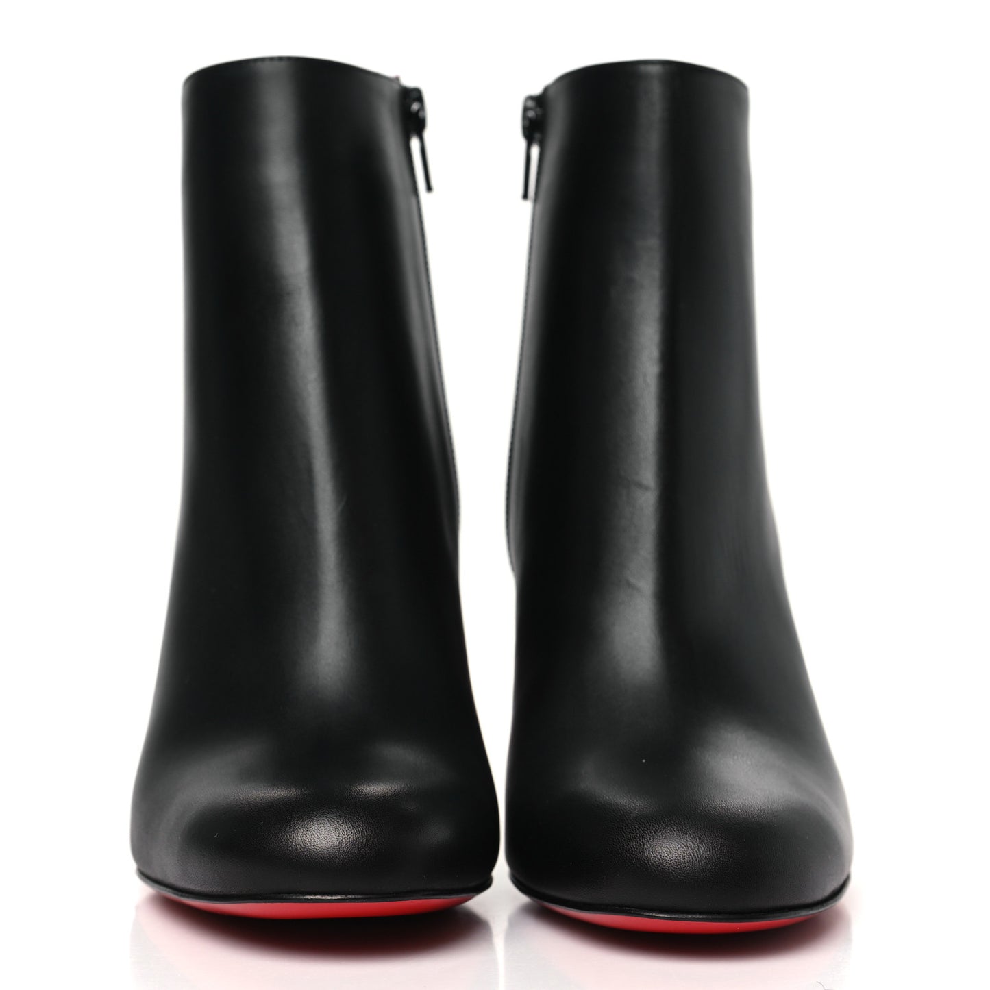 Smooth Calfskin Suzi Folk 85 Ankle Boots 36 Black