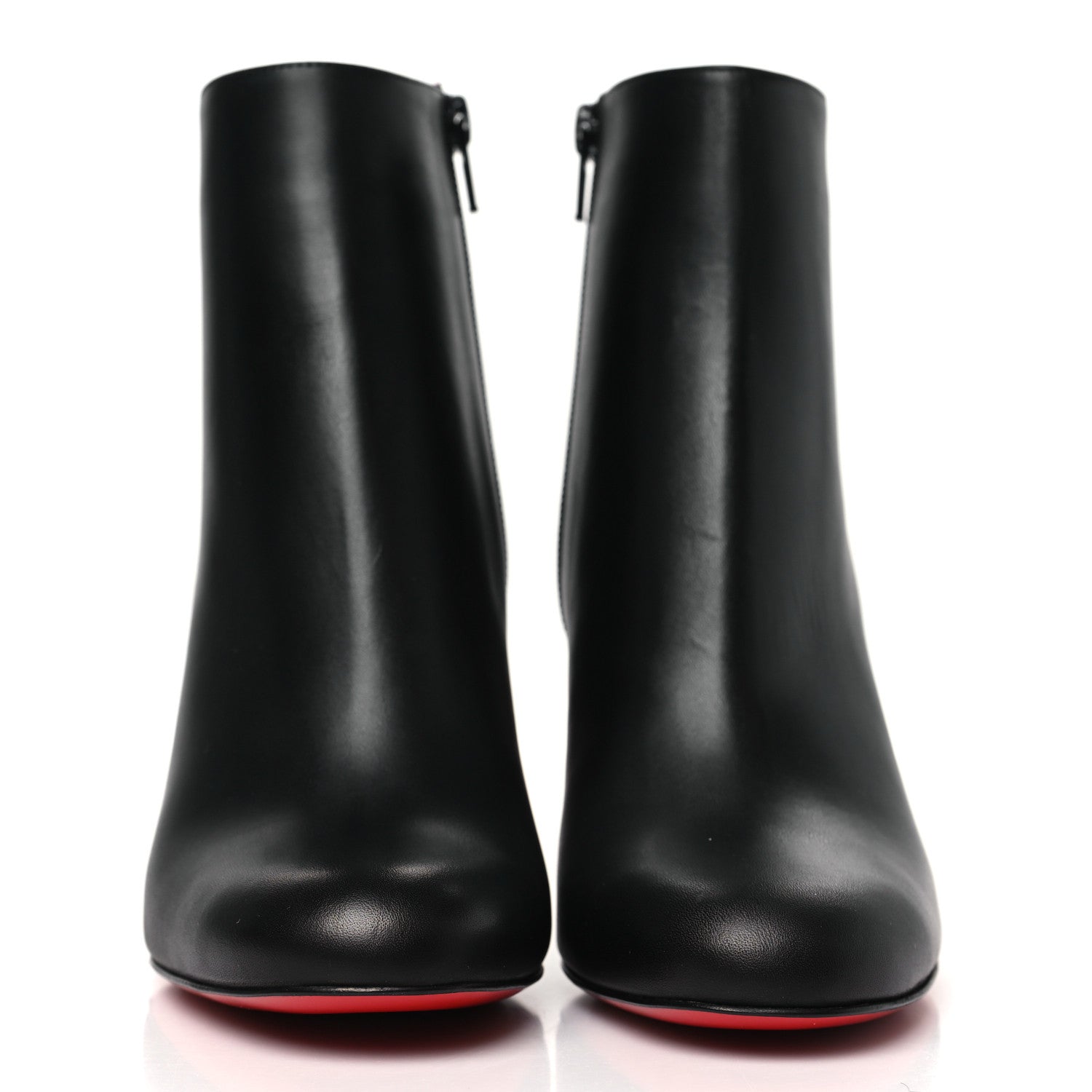 Christian Louboutin Smooth Calfskin Suzi Folk 85 Ankle Boots 36 Black 3 of 9