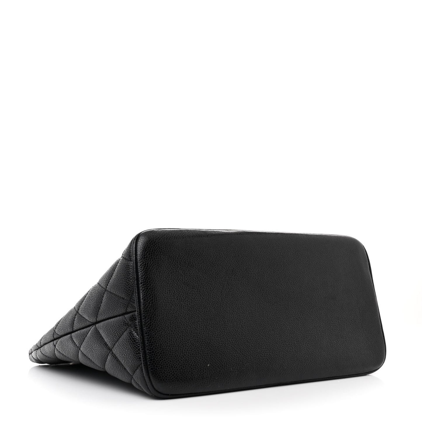 Caviar Quilted Medallion Tote Black