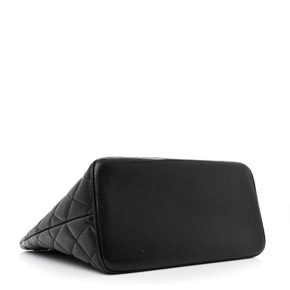 Chanel Caviar Quilted Medallion Tote Black 4 of 12