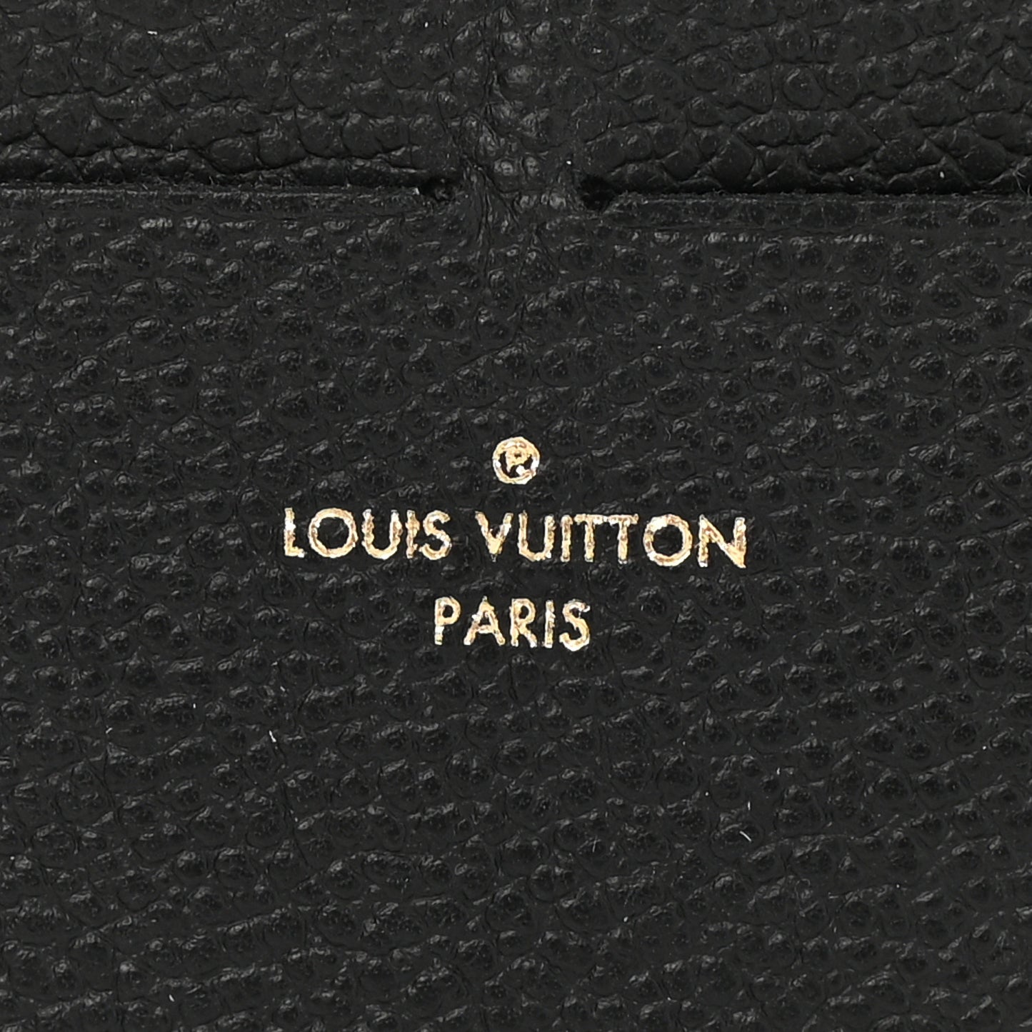 Calfskin Felicie Chain Wallet Card Holder Insert Black