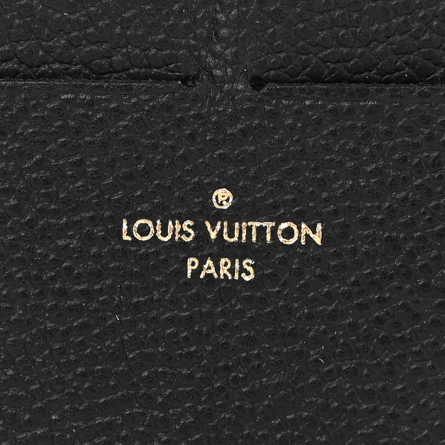 Louis Vuitton Calfskin Felicie Chain Wallet Card Holder Insert Black 6 of 7