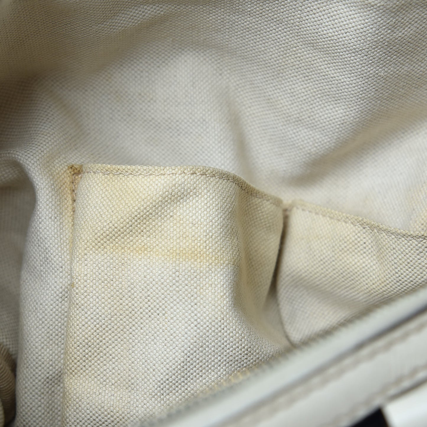Calfskin Vintage Web Medium Boston White