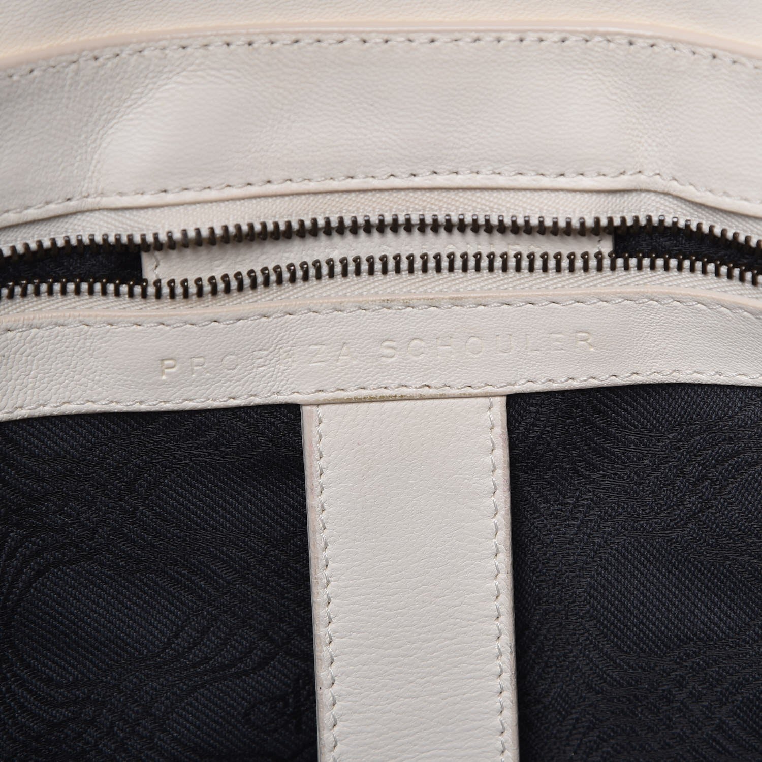 Proenza Schouler Lambskin PS1 Medium Satchel White 6 of 10