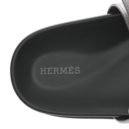 Hermes Epsom Womens Chypre Sandals 41 Etoupe 7 of 8