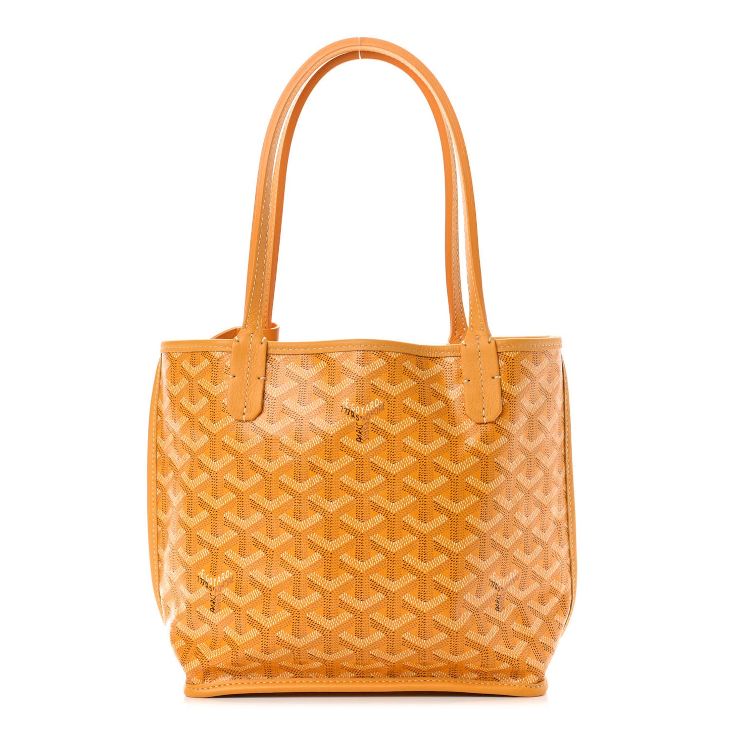 Goyardine Reversible Mini Anjou Yellow