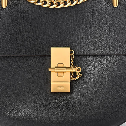 Chloe Grained Lambskin Drew Shoulder Bag Black 7 of 10