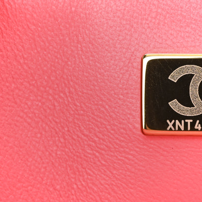 Chanel Lambskin Quilted Mini Rectangular Flap Pink 7 of 12