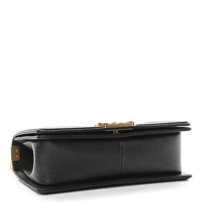 Chanel Caviar Quilted Medium Boy Flap Black 4 of 12