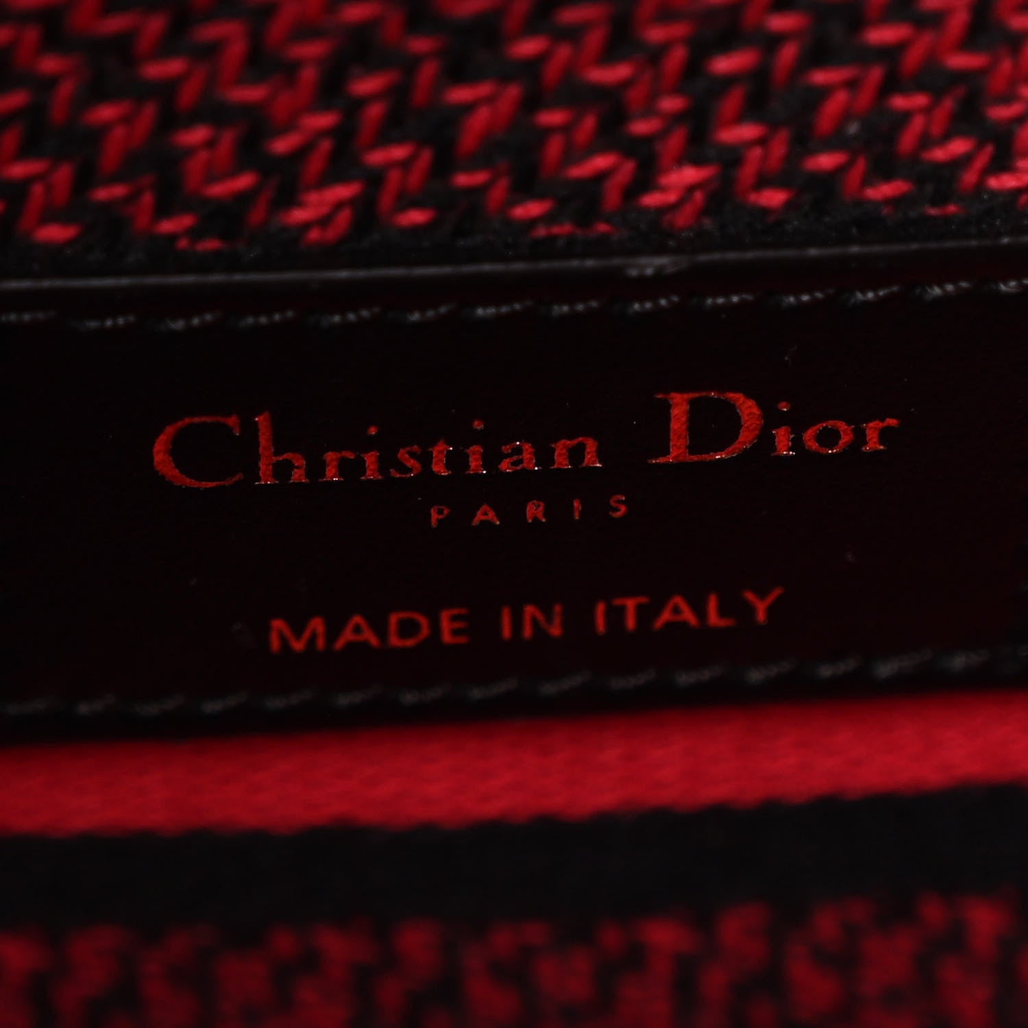 Christian Dior Canvas Embroidered Flower Pop Medium Lady D-Lite Red Pink 6 of 10