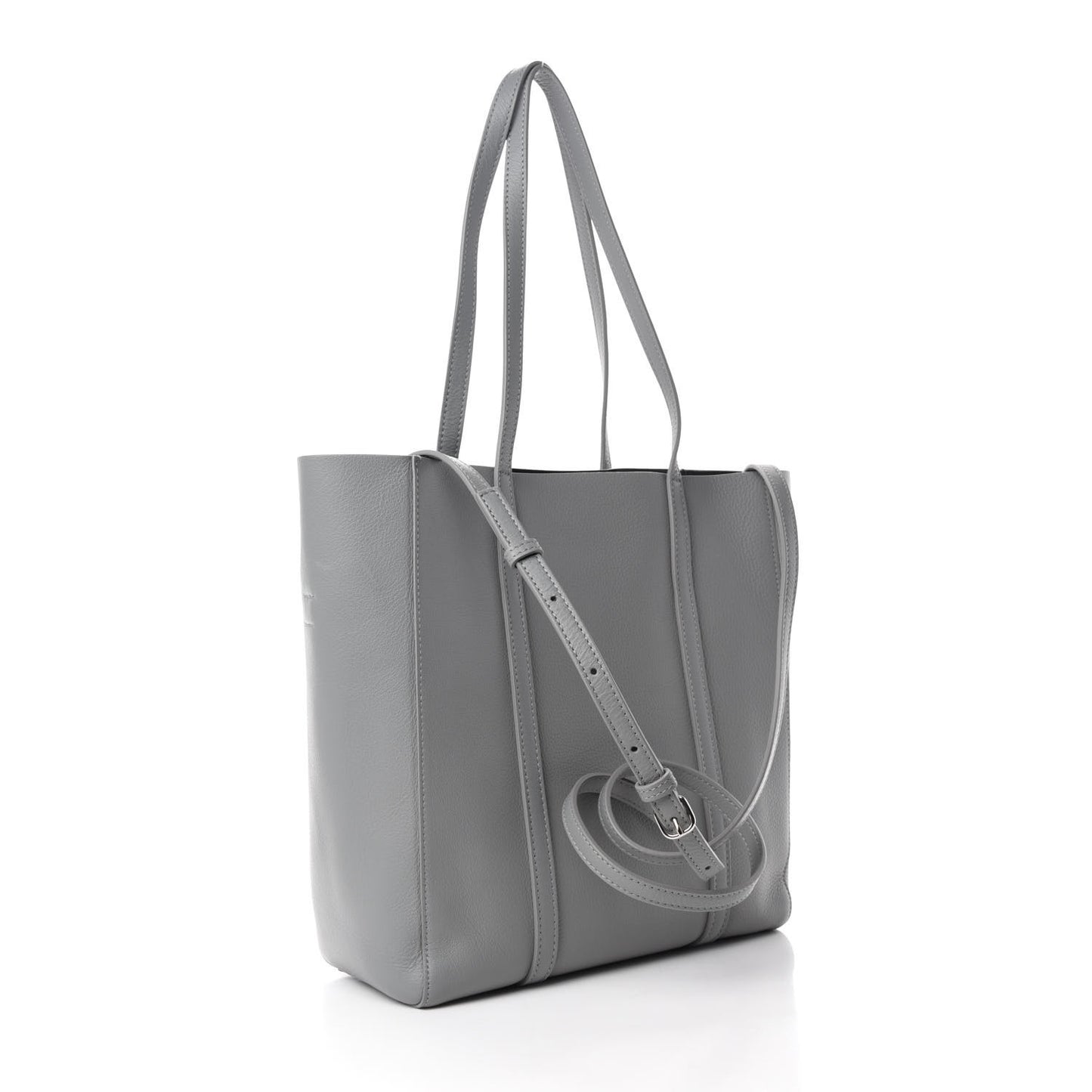 Calfskin XS Everyday Tote Balenciaga Grey Black