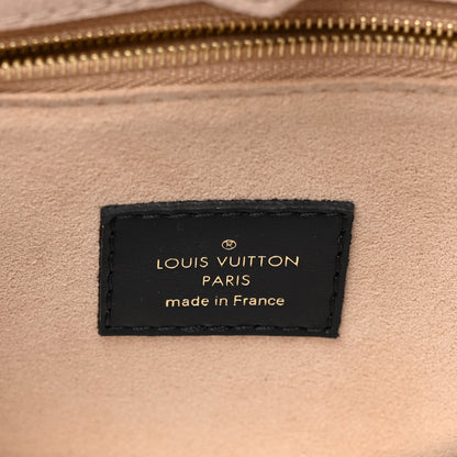 Louis Vuitton Calfskin Monogram On My Side MM Laurier Green Toffee Latte Beige 6 of 13