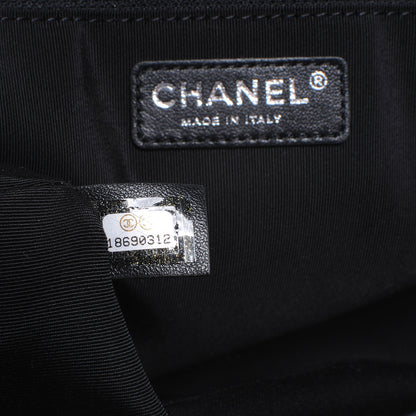 Chanel Deerskin Cerf Executive Shopper Tote Black 7 of 8