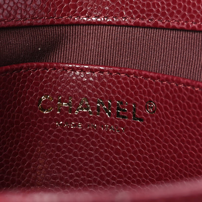 Chanel Caviar Quilted Small Messenger Flap Burgundy 6 of 9