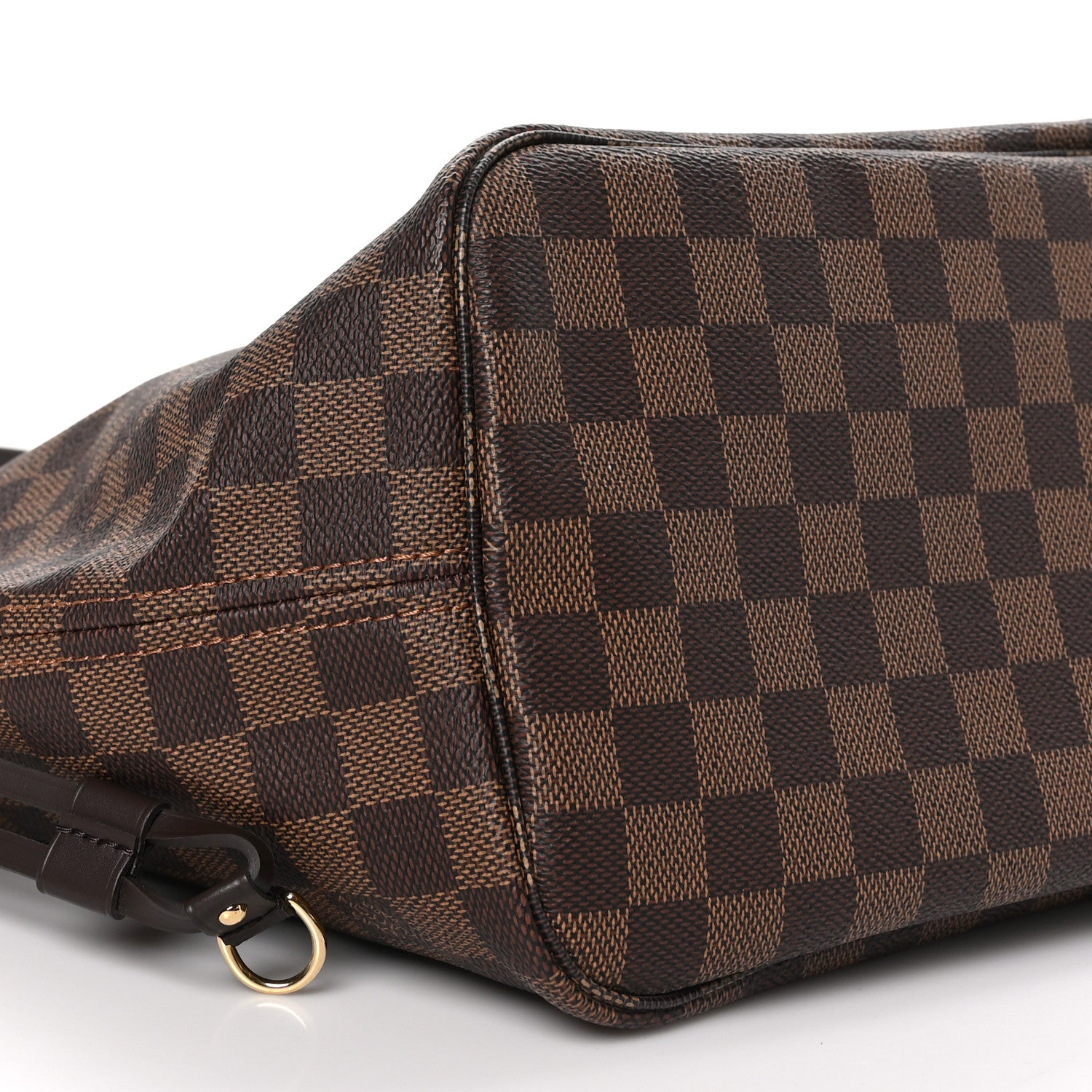 Louis Vuitton Damier Ebene Neo Neverfull MM Rose Ballerine 9 of 10