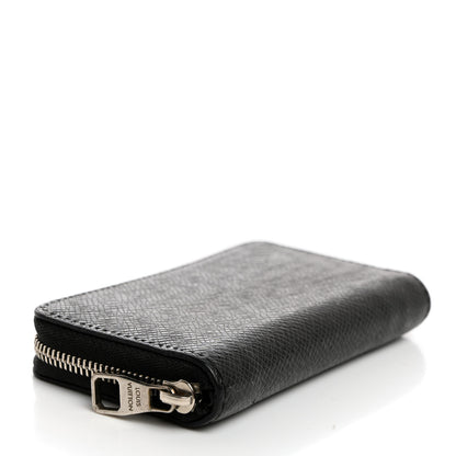 Louis Vuitton Taiga Zippy Coin Purse Vertical Black 4 of 8