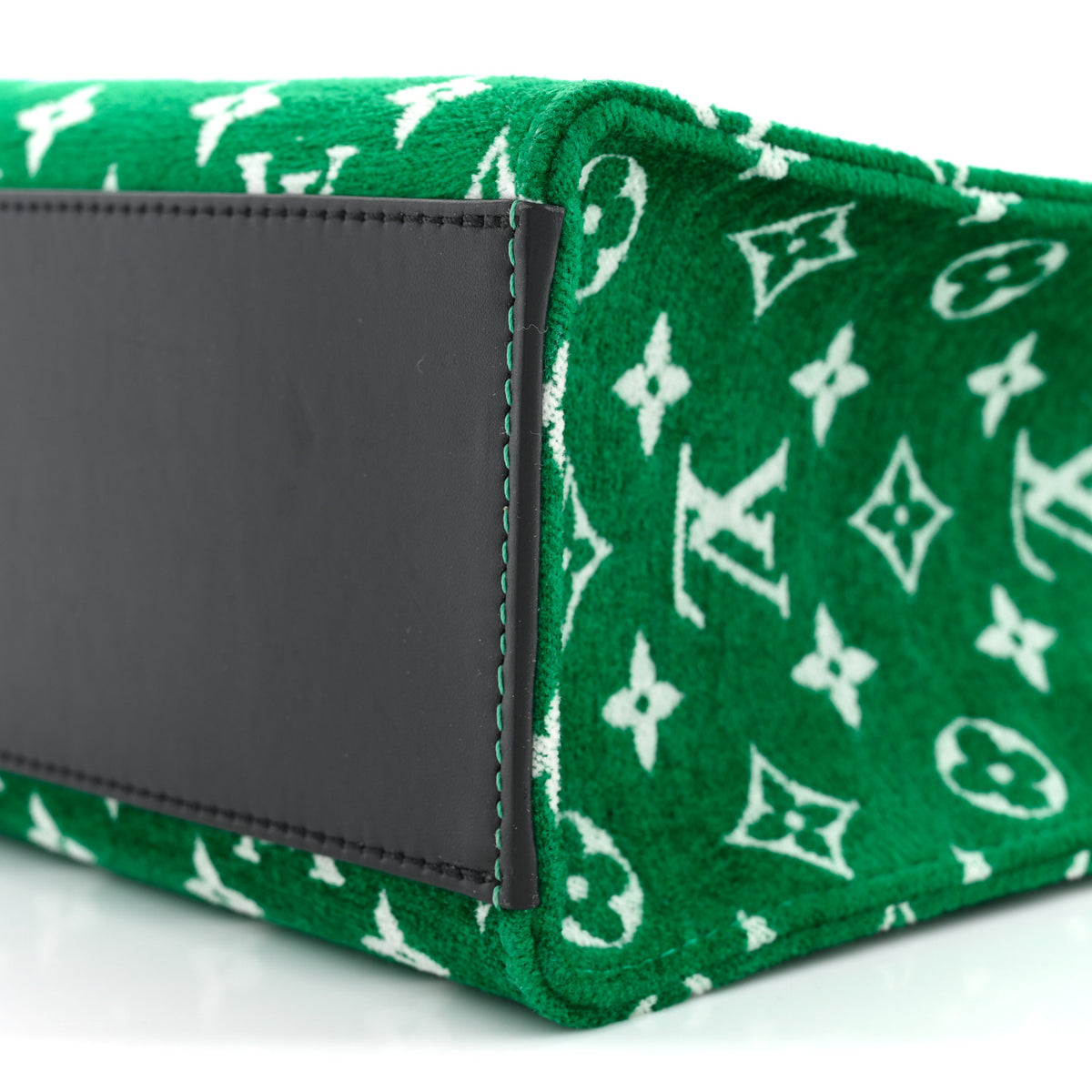 Jacquard Velvet Monogram Onthego PM Green