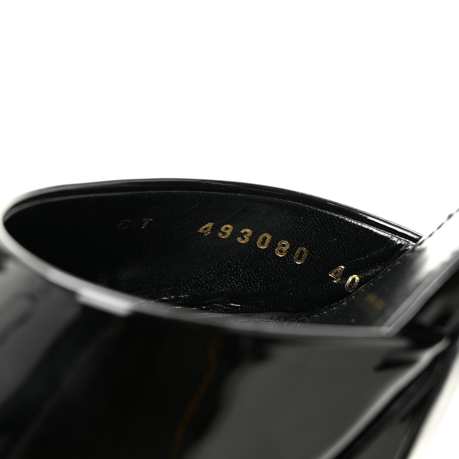 Saint Laurent Patent Farrah 80 Platform Sandals 40 Black 9 of 10