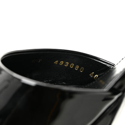 Saint Laurent Patent Farrah 80 Platform Sandals 40 Black 9 of 10