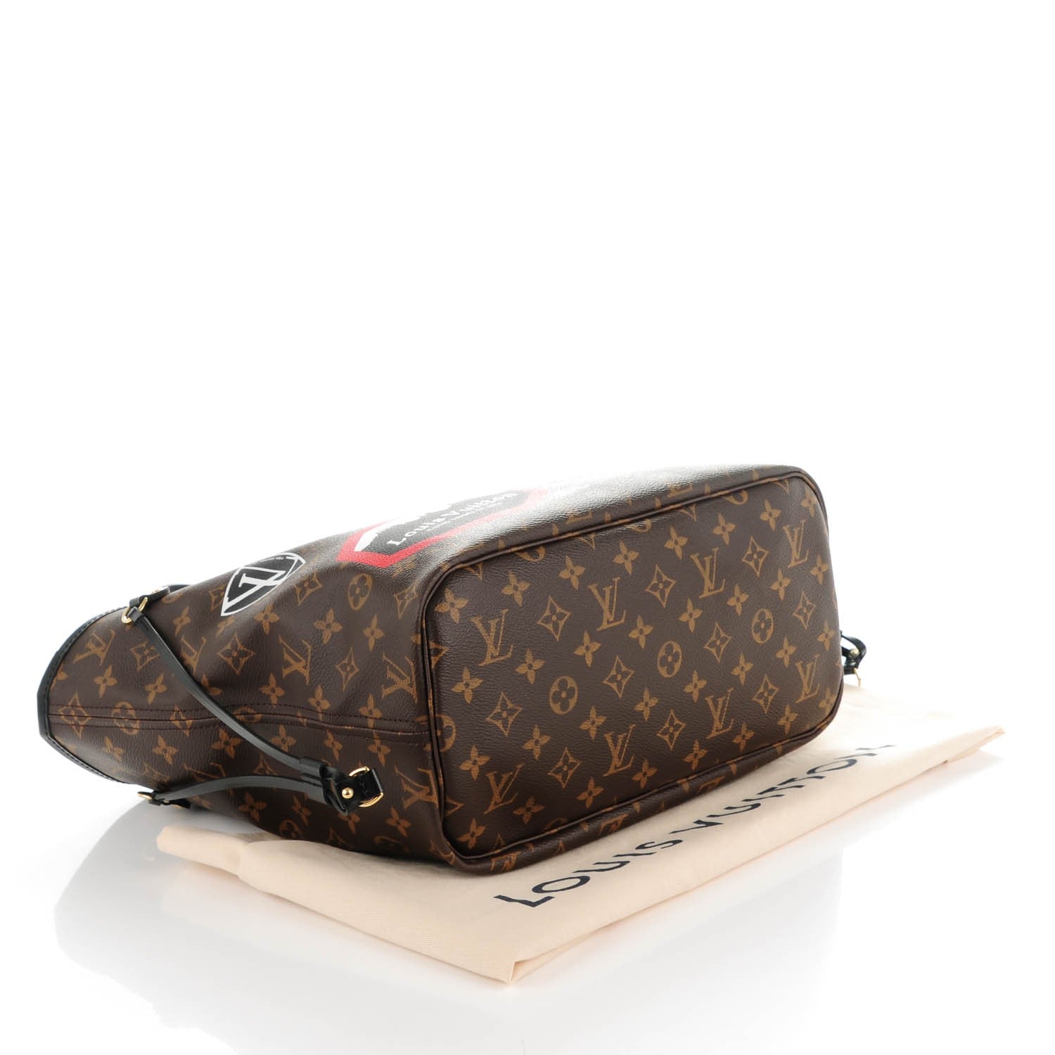 Louis Vuitton Monogram World Tour Neverfull MM 5 of 10