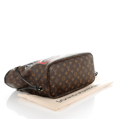 Louis Vuitton Monogram World Tour Neverfull MM 5 of 10