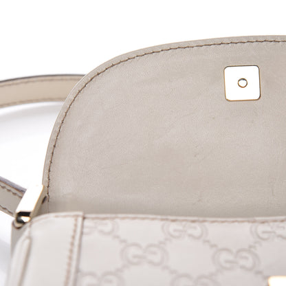Gucci Guccissima Small Shoulder Bag Off White 8 of 12