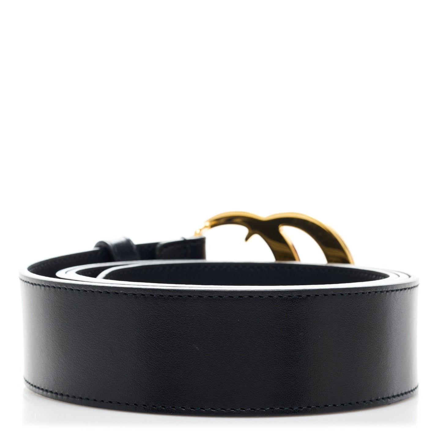Plutone Calfskin Double G 40mm Belt 110 44 Black