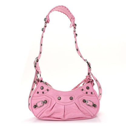 Balenciaga Agneau Arena Le Cagole Shoulder Bag XS Candy Pink 1 of 13