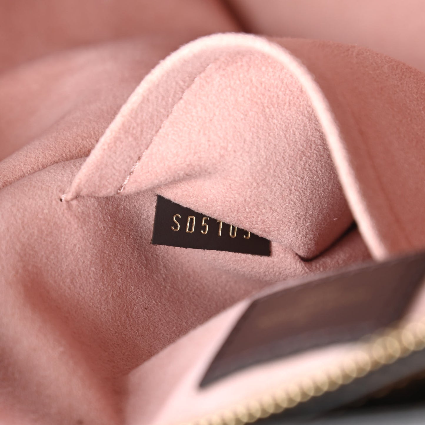 Cuir Taurillon Damier Ebene Normandy Magnolia