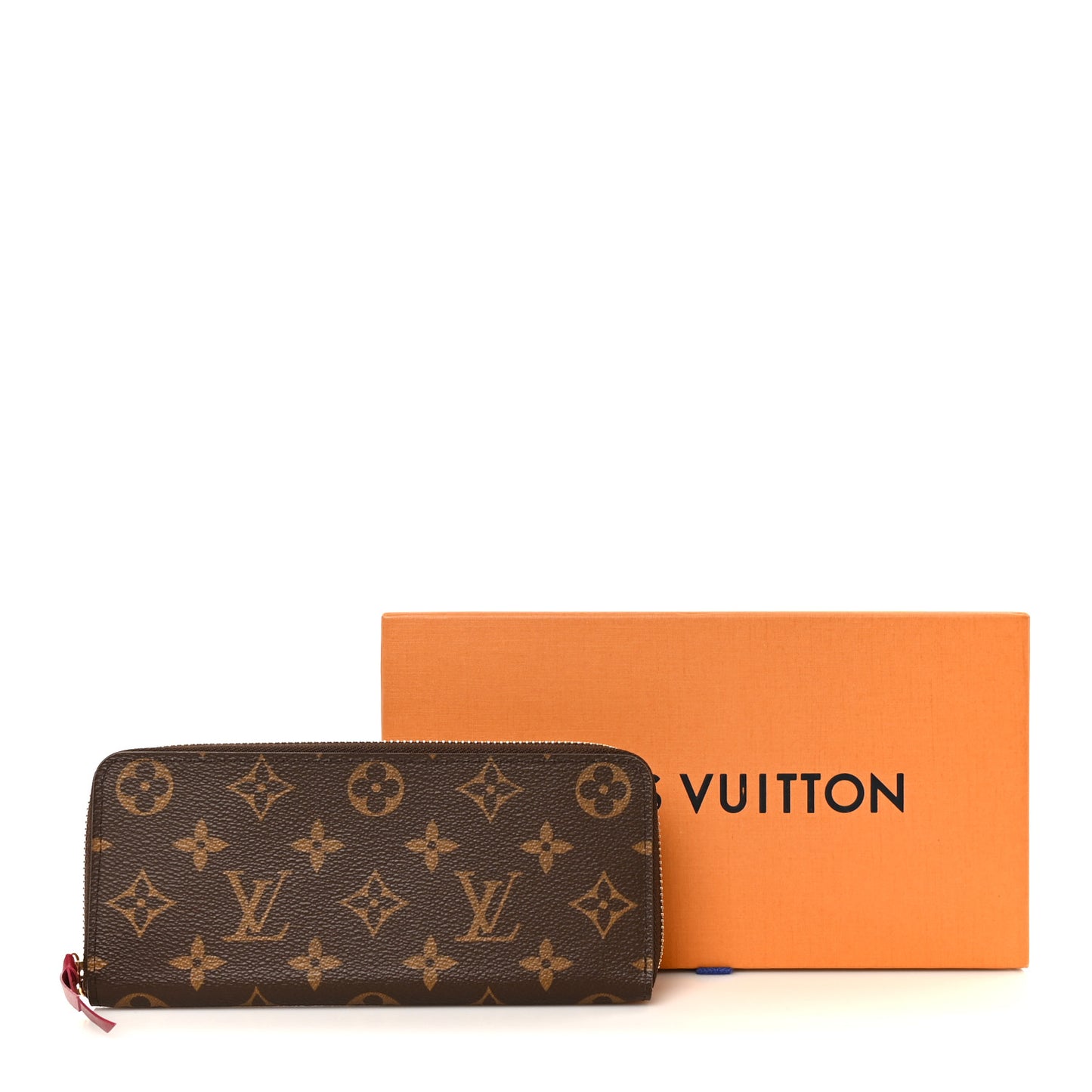 Monogram Clemence Wallet Fuchsia