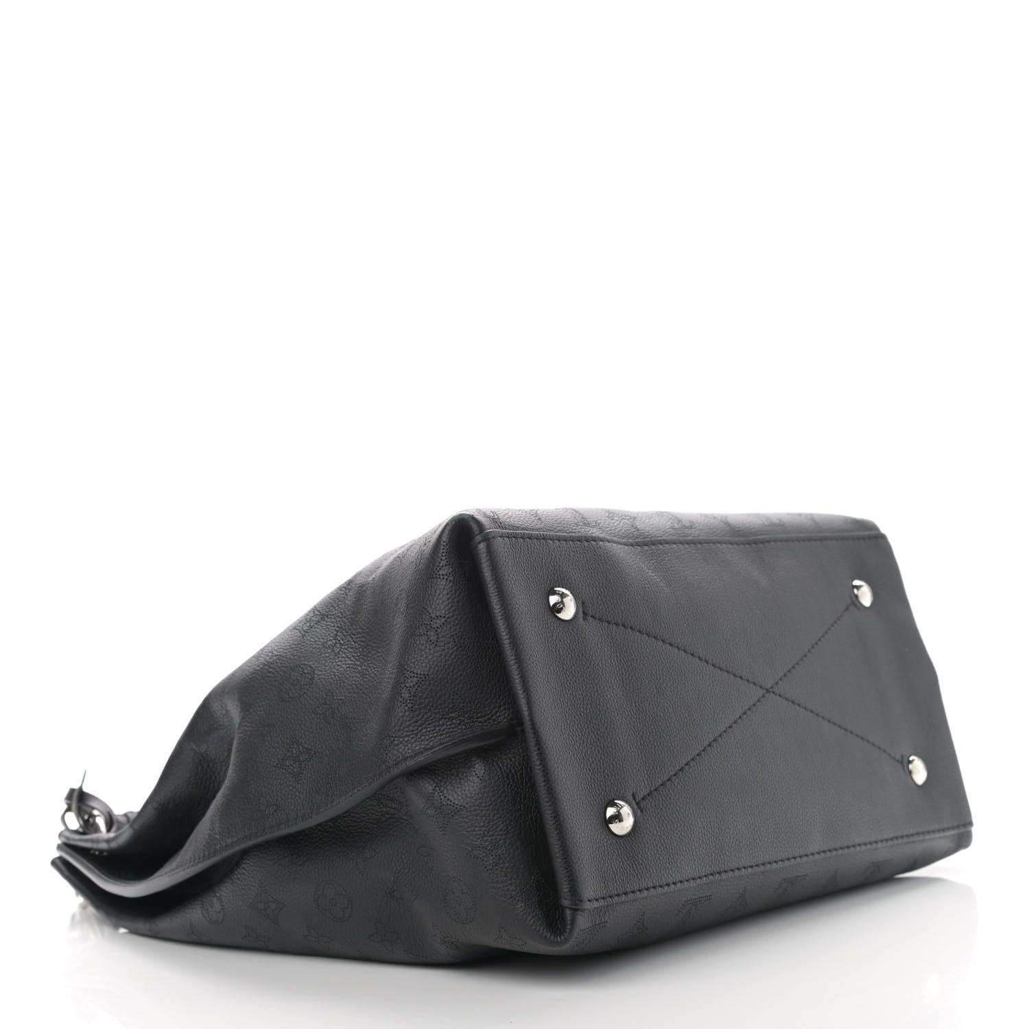 Louis Vuitton Mahina Carmel Hobo Black 4 of 12