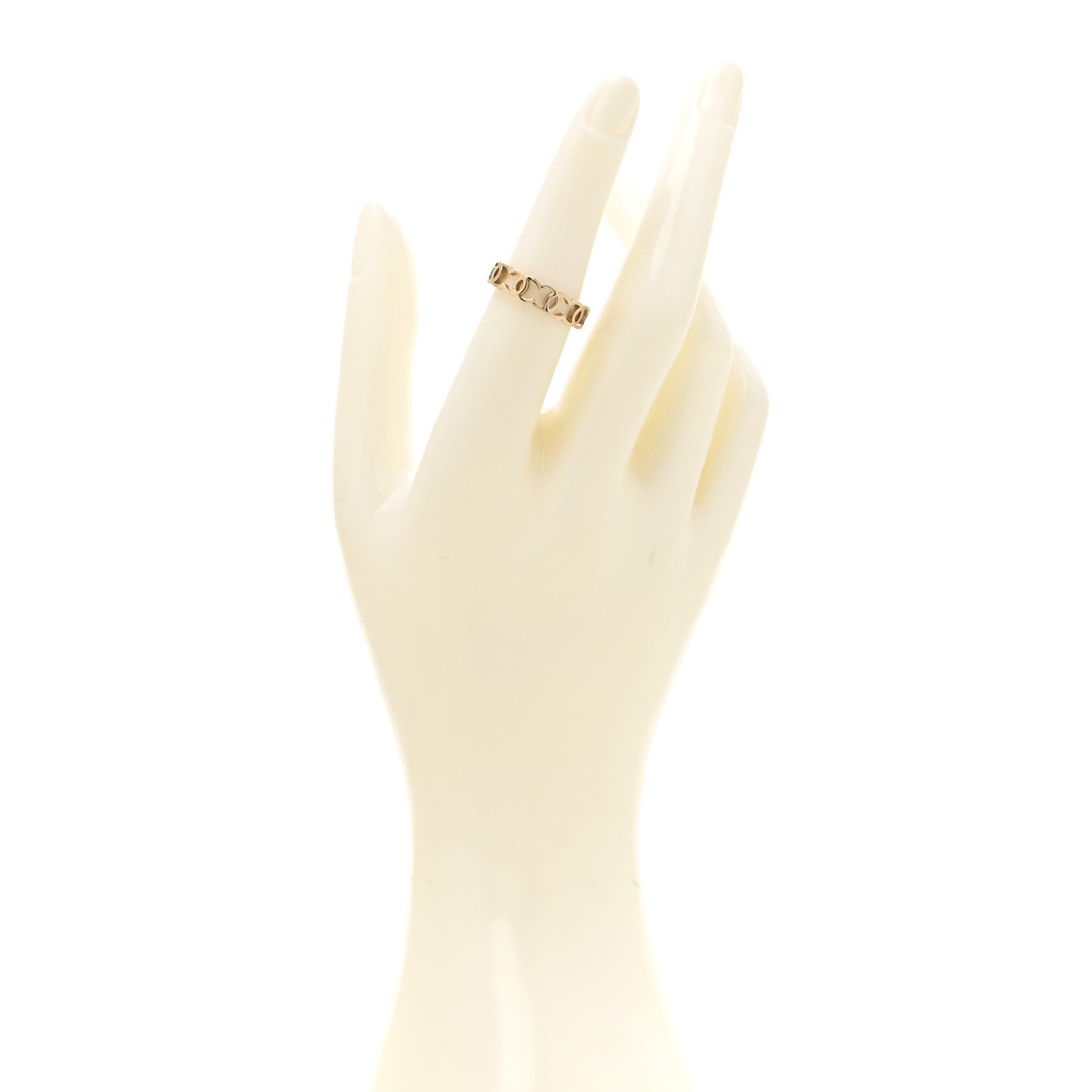 Metal CC Ring 52 6 Gold