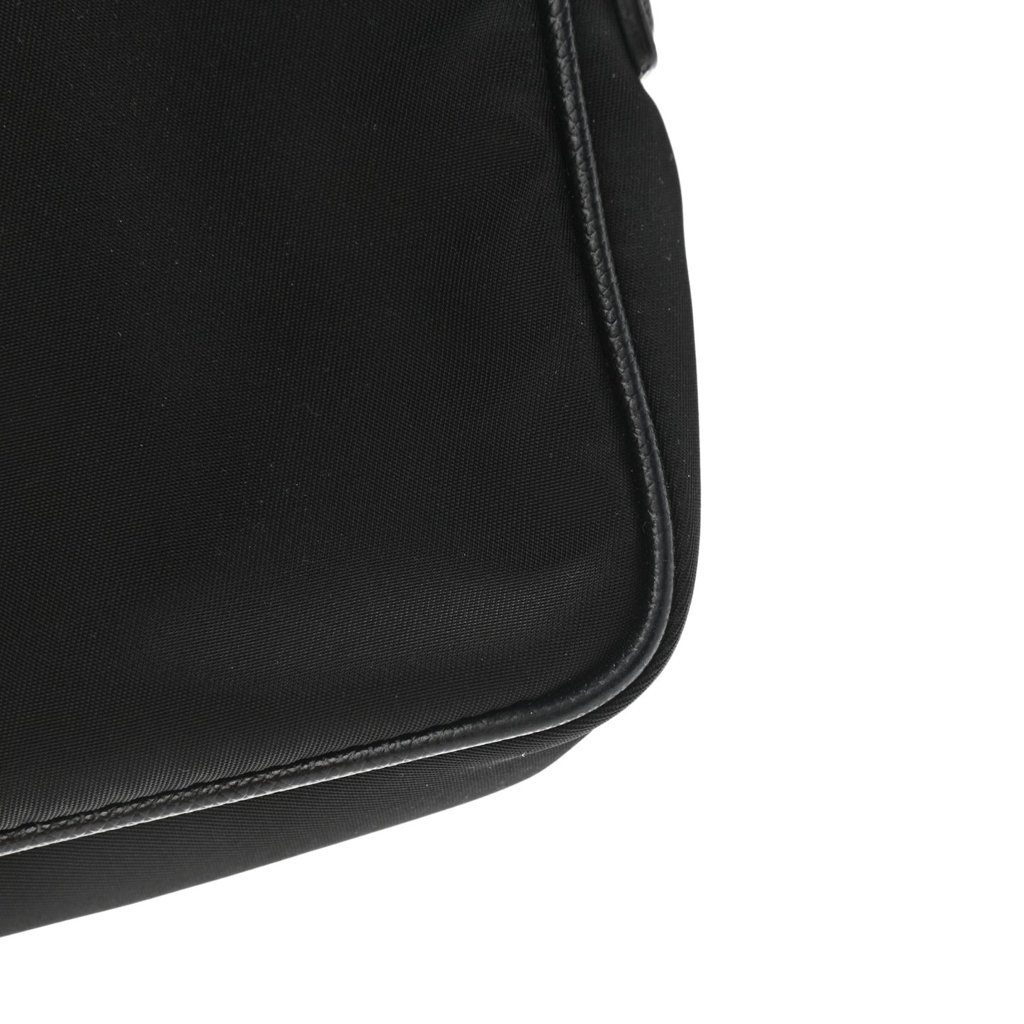 Tessuto Nylon Saffiano Crossbody Bag Black