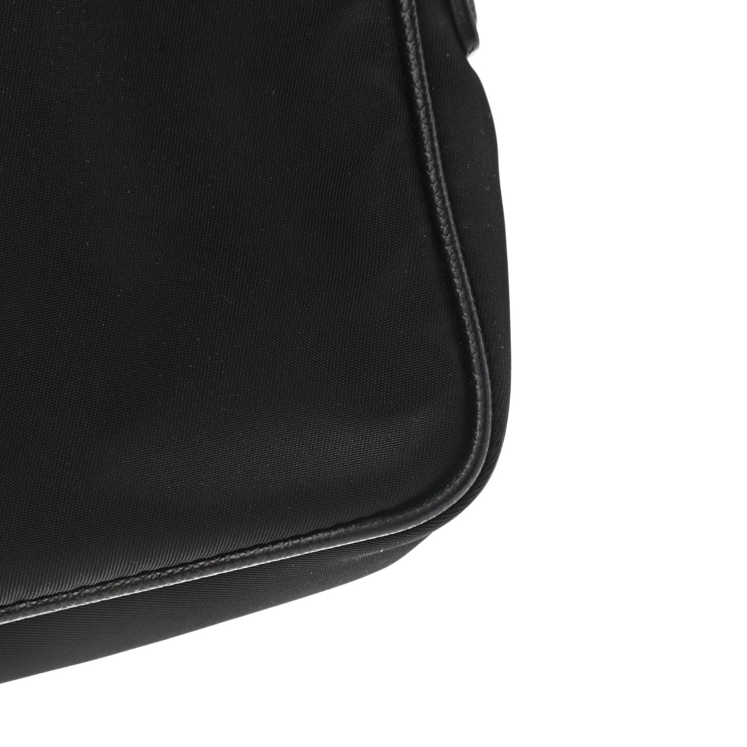 Prada Tessuto Nylon Saffiano Crossbody Bag Black 6 of 12